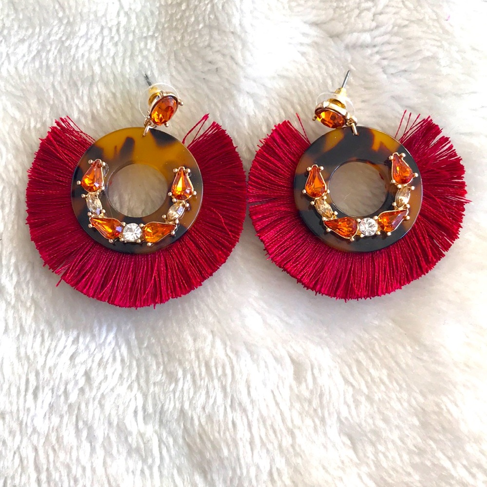 Fur earrings
